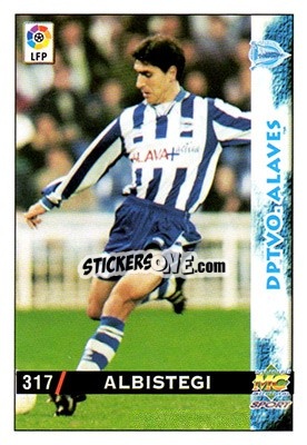 Sticker Albistegi - Las Fichas De La Liga 1998-1999 n. 317 - Mundicromo