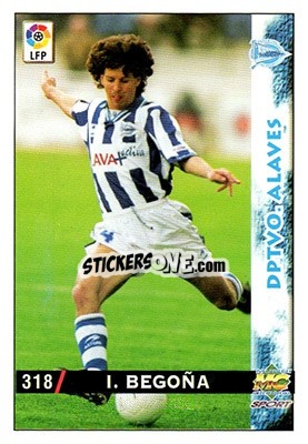Cromo Ivan Begoña - Las Fichas De La Liga 1998-1999 - Mundicromo