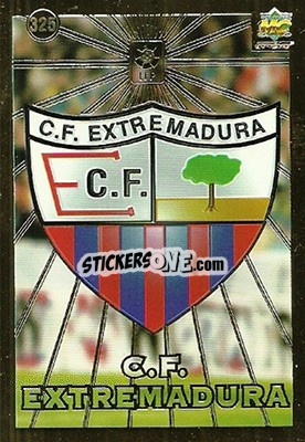 Sticker Extremadura - Las Fichas De La Liga 1998-1999 - Mundicromo