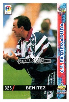 Sticker Rafa Benitez - Las Fichas De La Liga 1998-1999 - Mundicromo