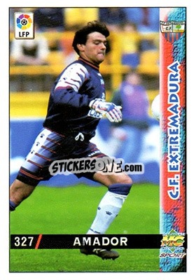Sticker Amador - Las Fichas De La Liga 1998-1999 - Mundicromo