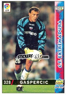 Cromo Gaspercic - Las Fichas De La Liga 1998-1999 - Mundicromo