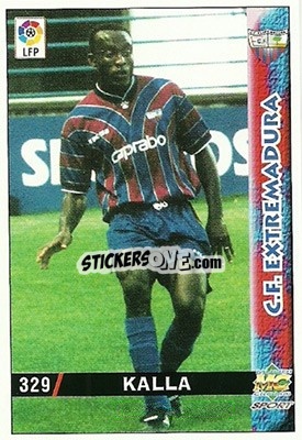 Cromo Kalla - Las Fichas De La Liga 1998-1999 - Mundicromo