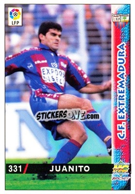 Figurina Juanito - Las Fichas De La Liga 1998-1999 - Mundicromo