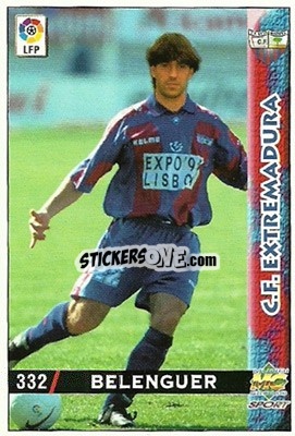 Cromo Belenguer - Las Fichas De La Liga 1998-1999 - Mundicromo