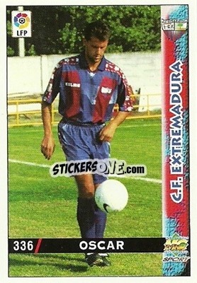 Sticker Oscar - Las Fichas De La Liga 1998-1999 - Mundicromo