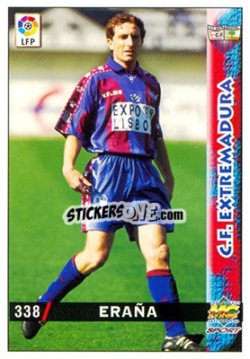 Sticker Eraña - Las Fichas De La Liga 1998-1999 - Mundicromo