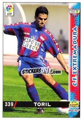 Figurina Toril - Las Fichas De La Liga 1998-1999 - Mundicromo