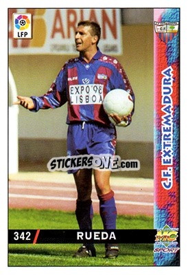 Cromo Rueda - Las Fichas De La Liga 1998-1999 - Mundicromo
