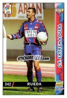 Sticker Rueda - Las Fichas De La Liga 1998-1999 n. 342 - Mundicromo