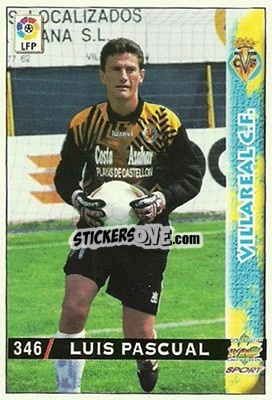 Sticker Luis Pascual - Las Fichas De La Liga 1998-1999 - Mundicromo