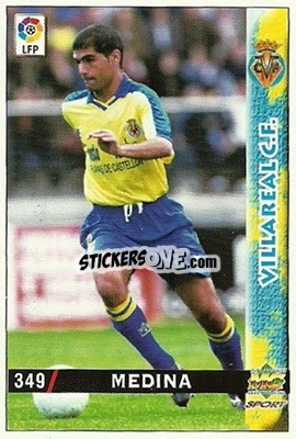 Sticker Medina - Las Fichas De La Liga 1998-1999 n. 349 - Mundicromo