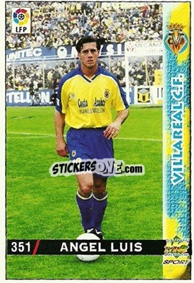 Figurina Angel Luis - Las Fichas De La Liga 1998-1999 - Mundicromo