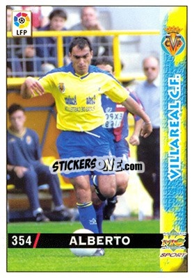 Figurina Alberto - Las Fichas De La Liga 1998-1999 - Mundicromo