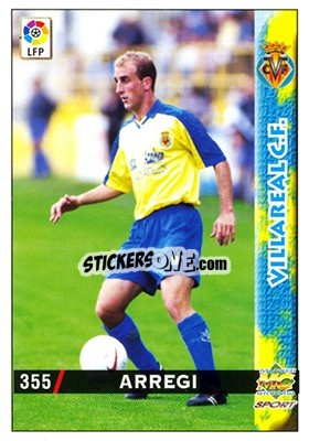 Sticker Arregi - Las Fichas De La Liga 1998-1999 - Mundicromo