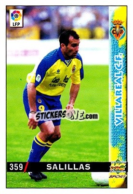 Sticker Salillas - Las Fichas De La Liga 1998-1999 - Mundicromo