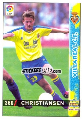 Cromo Cristiansen - Las Fichas De La Liga 1998-1999 - Mundicromo