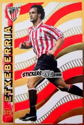 Cromo Joseba Etxeberria - Las Fichas De La Liga 1998-1999 - Mundicromo