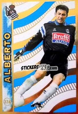 Sticker Alberto - Las Fichas De La Liga 1998-1999 n. 374 - Mundicromo