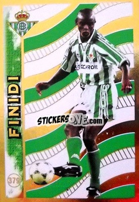 Sticker Finidi - Las Fichas De La Liga 1998-1999 - Mundicromo