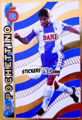 Figurina Pochettino - Las Fichas De La Liga 1998-1999 - Mundicromo