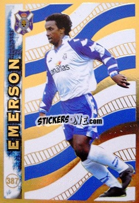 Cromo Emerson - Las Fichas De La Liga 1998-1999 - Mundicromo