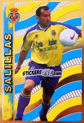 Cromo Salillas - Las Fichas De La Liga 1998-1999 - Mundicromo