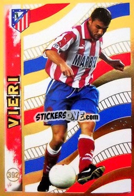 Sticker Vieri - Las Fichas De La Liga 1998-1999 n. 392 - Mundicromo