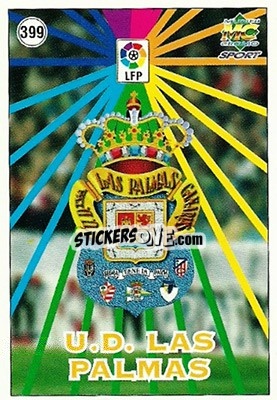 Figurina Las Palmas - Las Fichas De La Liga 1998-1999 - Mundicromo