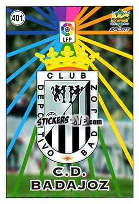 Figurina Badajoz - Las Fichas De La Liga 1998-1999 n. 401 - Mundicromo