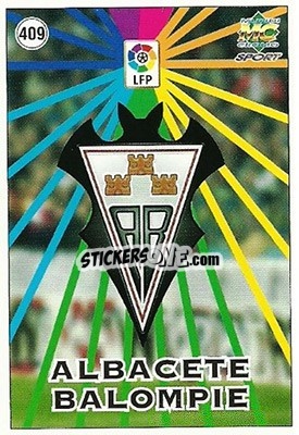 Sticker Albacete - Las Fichas De La Liga 1998-1999 - Mundicromo