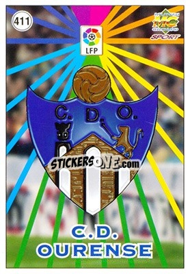 Sticker Ourense - Las Fichas De La Liga 1998-1999 n. 411 - Mundicromo