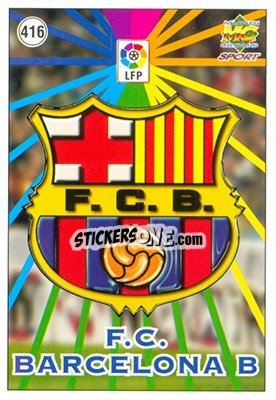 Sticker Barcelona B - Las Fichas De La Liga 1998-1999 - Mundicromo