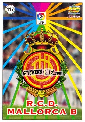 Sticker Mallorca B - Las Fichas De La Liga 1998-1999 n. 417 - Mundicromo