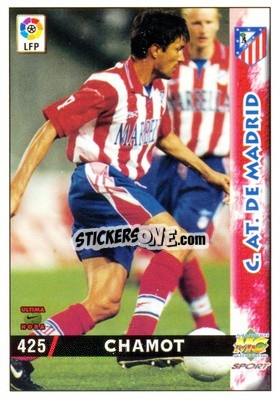 Cromo Chamot - Las Fichas De La Liga 1998-1999 - Mundicromo