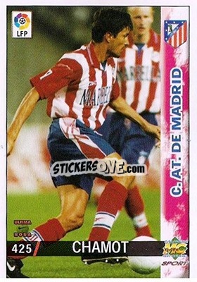 Cromo Chamot - Las Fichas De La Liga 1998-1999 - Mundicromo