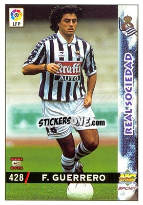 Sticker Guerrero - Las Fichas De La Liga 1998-1999 - Mundicromo