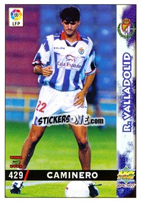 Sticker Caminero - Las Fichas De La Liga 1998-1999 - Mundicromo