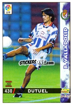 Figurina Dutuel - Las Fichas De La Liga 1998-1999 - Mundicromo