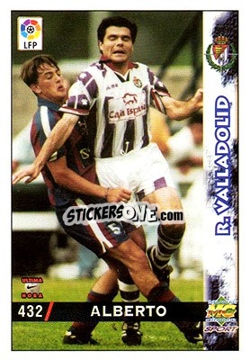 Cromo Alberto - Las Fichas De La Liga 1998-1999 - Mundicromo