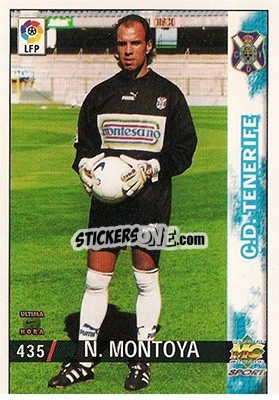 Sticker Navarro Montoya - Las Fichas De La Liga 1998-1999 n. 435err - Mundicromo