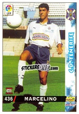 Figurina Marcelino - Las Fichas De La Liga 1998-1999 - Mundicromo