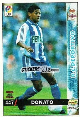 Sticker Donato - Las Fichas De La Liga 1998-1999 - Mundicromo