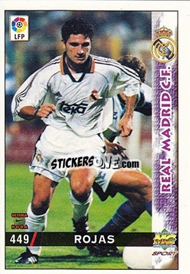 Sticker Rojas - Las Fichas De La Liga 1998-1999 - Mundicromo