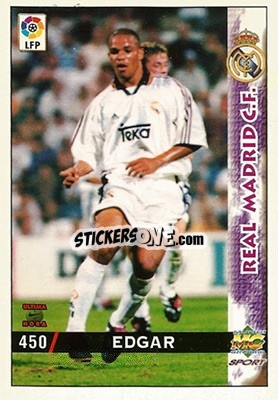 Sticker Edgar - Las Fichas De La Liga 1998-1999 - Mundicromo