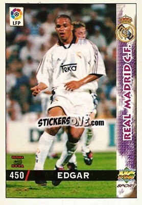 Figurina Edgar - Las Fichas De La Liga 1998-1999 - Mundicromo