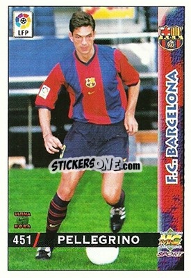 Sticker Pellegrino - Las Fichas De La Liga 1998-1999 - Mundicromo