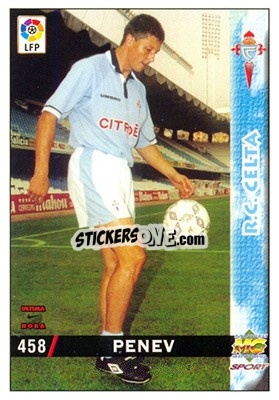 Sticker Penev - Las Fichas De La Liga 1998-1999 - Mundicromo