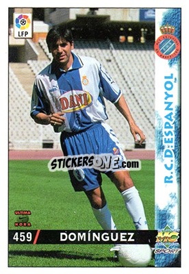 Cromo Dominguez - Las Fichas De La Liga 1998-1999 - Mundicromo
