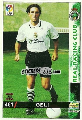 Cromo Geli - Las Fichas De La Liga 1998-1999 - Mundicromo